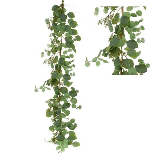 Girland eukaliptusz mûanyag 150 cm zöld