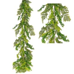 Girland páfrány mûanyag 150 cm zöld