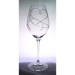   Boros pohár Swarovski kristállyal 470 ml üveg 24x9,3 cm átlátszó S/2
