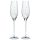 Pezsgõs pohár Swarovski kristállyal 210 ml üveg 26,3x6,6 cm átlátszó S/2