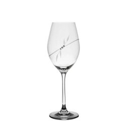   Boros pohár Swarovski kristállyal 360 ml üveg 22,5x8 cm átlátszó S/6