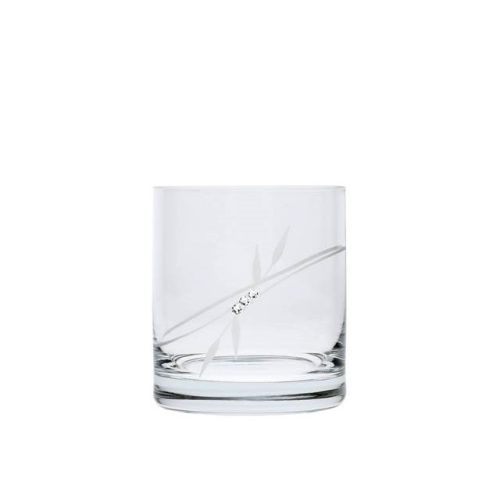 Whisky pohár Swarovski kristállyal 300 ml üveg 8,8x8 cm átlátszó S/6