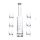 Röviditalos pohár palackkal, Swarovski kristállyal üveg 30 ml/200 ml üveg átlátszó S/7