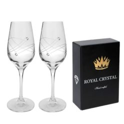   Likõrös pohár Swarovski kristállyal 75 ml üveg 14,5x5,2 cm átlátszó S/2