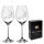 Boros pohár Swarovski kristállyal 360 ml üveg 22,5x8 cm átlátszó S/2