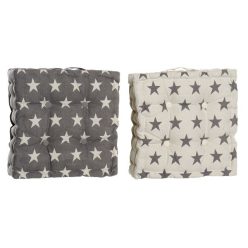 Ülõpárna csillagok pamut 40x8x49 cm bézs, barna 2 féle
