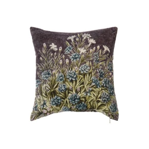 Párna virágok pamut 45x10x45 cm színes