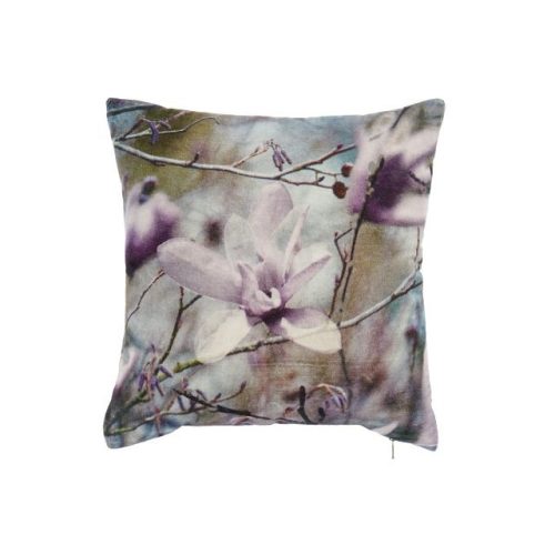 Párna virág pamut 45x10x45 cm színes