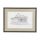 Kép építészet keretes üveg, polisztirol 79x3x59 cm bézs, fekete