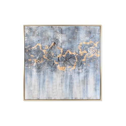 Kép absztrakt vászon, polisztirol 131x3,8x131 cm színes