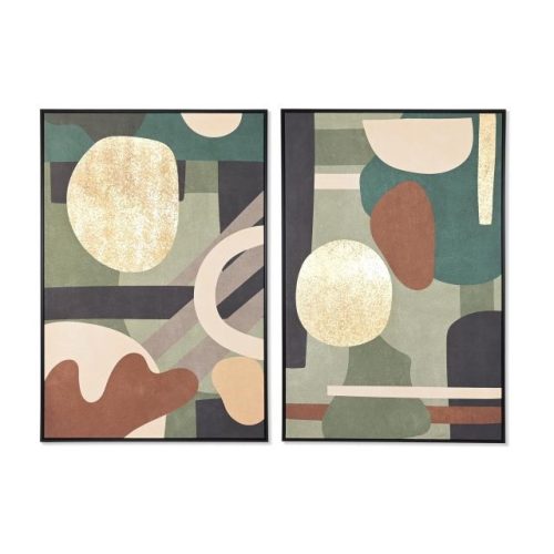 Kép absztrakt polisztirol, vászon 83x4,5x123 cm színes 2 féle