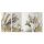 Kép szett keretes trópusi vászon, polisztirol 280x3,2x140 cm bézs, arany S/4
