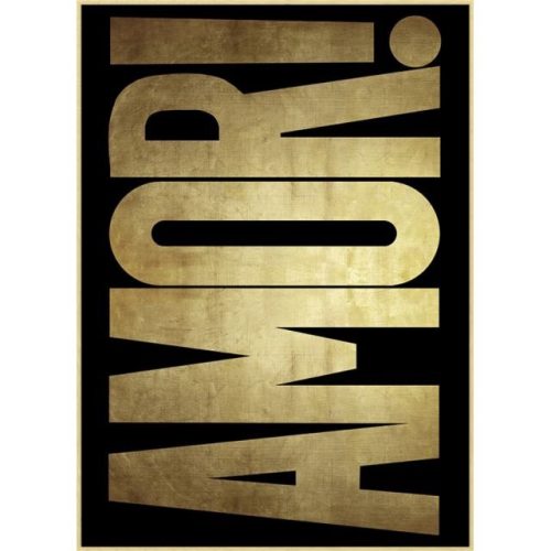 Kép keretes, kézzel festett vászon 103x4,5x143 cm arany