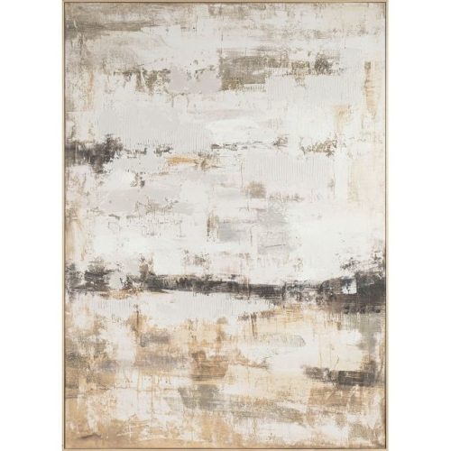 Kép keretes, absztrakt vászon 130x5x180 cm fehér