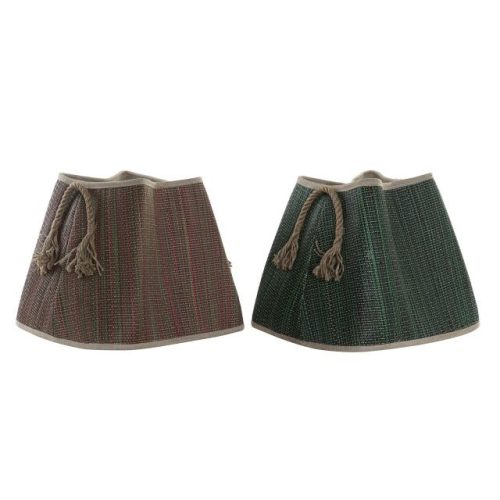 Kosár fonott vesszõ, pamut 40x40x38 cm színes 2 féle