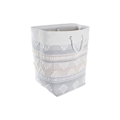 Kosár pamut 35x35x55 cm színes
