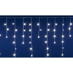   Fényfüzér jégcsap 200 LED-es , sorolható, kültéri-beltéri, hidegfehér 5 m