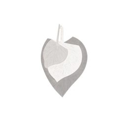 Dekoráció falra leveles mdf 59x2x91 cm szürke, fehér