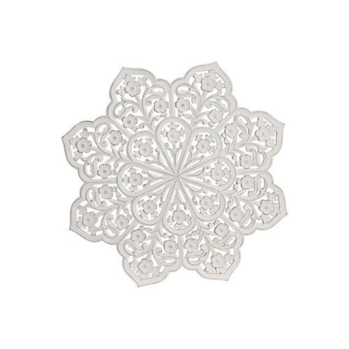 Dekoráció falra csillag mdf 60x1,5x60 cm fehér