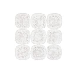 Dekoráció falra mangófa, mdf 89x2,5x89 cm fehér