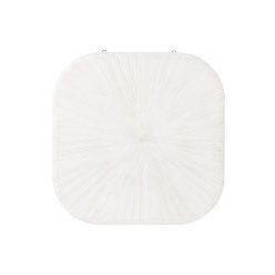 Dekoráció falra mdf 89x3x89 cm fehér