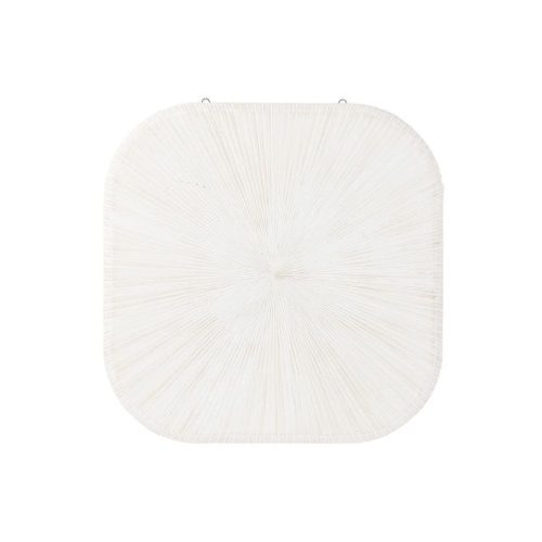 Dekoráció falra mdf 89x3x89 cm fehér