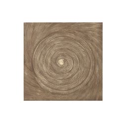 Fali dekoráció körök mangófa 120x3,5x120 cm arany