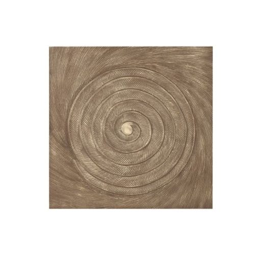 Fali dekoráció körök mangófa 120x3,5x120 cm arany