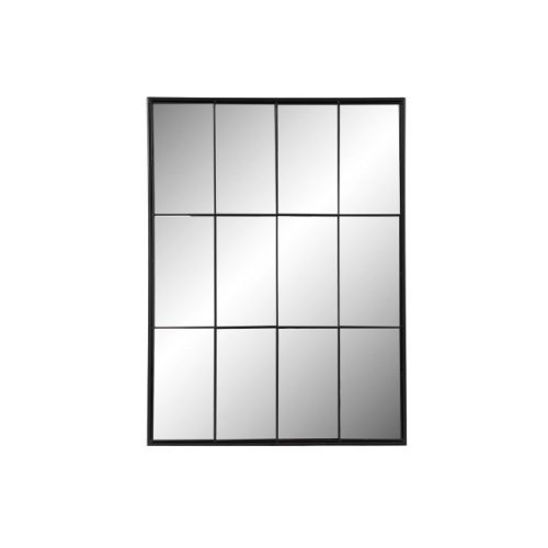 Tükör fém, üveg 90x2x120 cm fekete