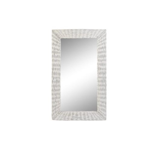 Tükör fonott, üveg, mdf 87x4x147 cm fehér