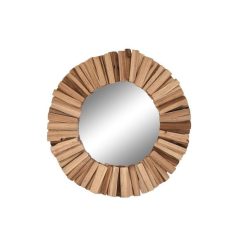 Tükör lucfenyõ, üveg 60x4x60 cm natúr