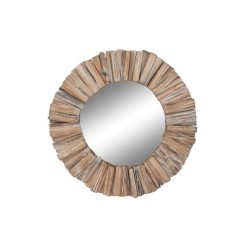 Tükör lucfenyõ, üveg 60x4x60 cm fehér