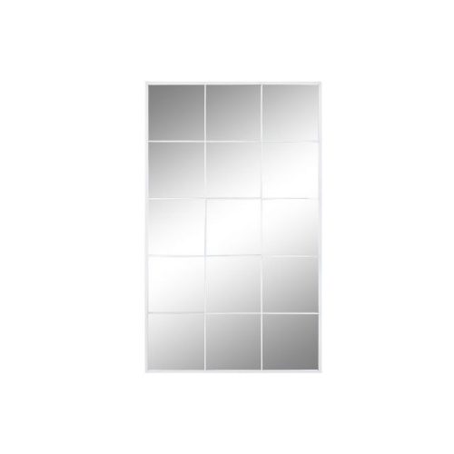 Tükör ablak fém, üveg, üveg 90x1x150 cm fehér