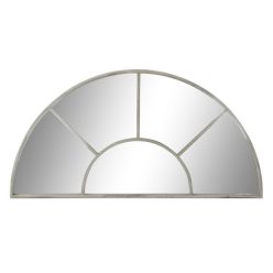 Tükör ablak fém 122x2,5x62 cm szürke