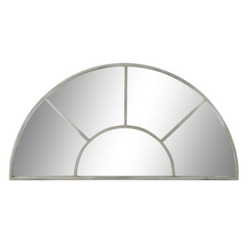 Tükör ablak fém 122x2,5x62 cm szürke