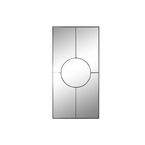 Tükör fém, üveg 90x2x180 cm fekete