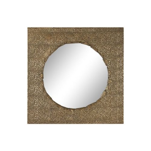 Tükör fém 80x6x80 cm arany