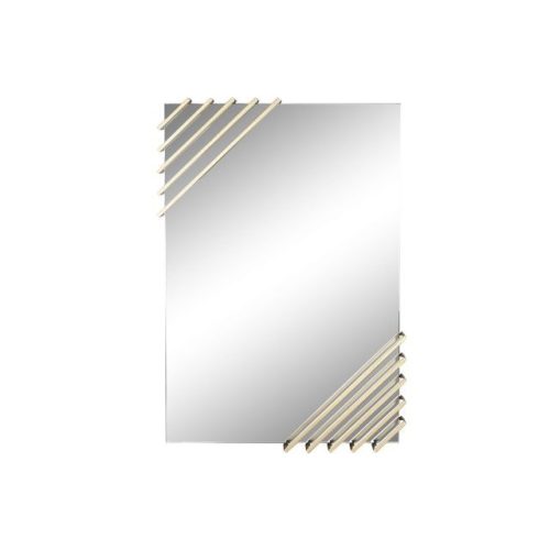 Tükör fém, üveg 63x6x93 cm arany