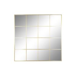 Tükör ablak fém 122x1x122 cm arany