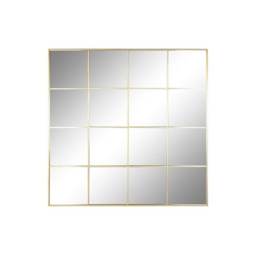 Tükör ablak fém 122x1x122 cm arany