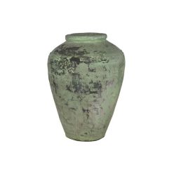 Amfora kerámia 65x65x105 cm szürkéskék