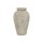 Váza égetett agyag 25x25x50 cm szürke