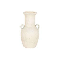 Váza füllel magnézia 23,5x21,5x37,5 cm fehér