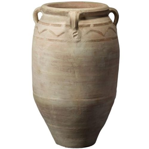 Amfora égetett agyag 55x55x100 cm natúr