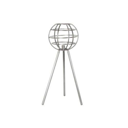 Lámpa asztali fém 50x50x98 cm sötétszürke