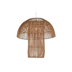Lámpa asztali rattan 50x50x51 cm barna
