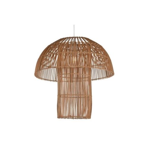 Lámpa asztali rattan 50x50x51 cm barna