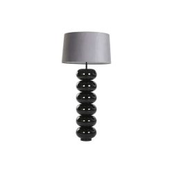 Lámpa asztali fém 55x55x121 cm fekete