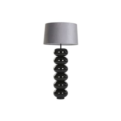 Lámpa asztali fém 55x55x121 cm fekete