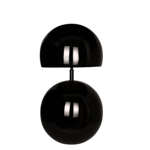 Lámpa asztali fém 31x31x59 cm fekete